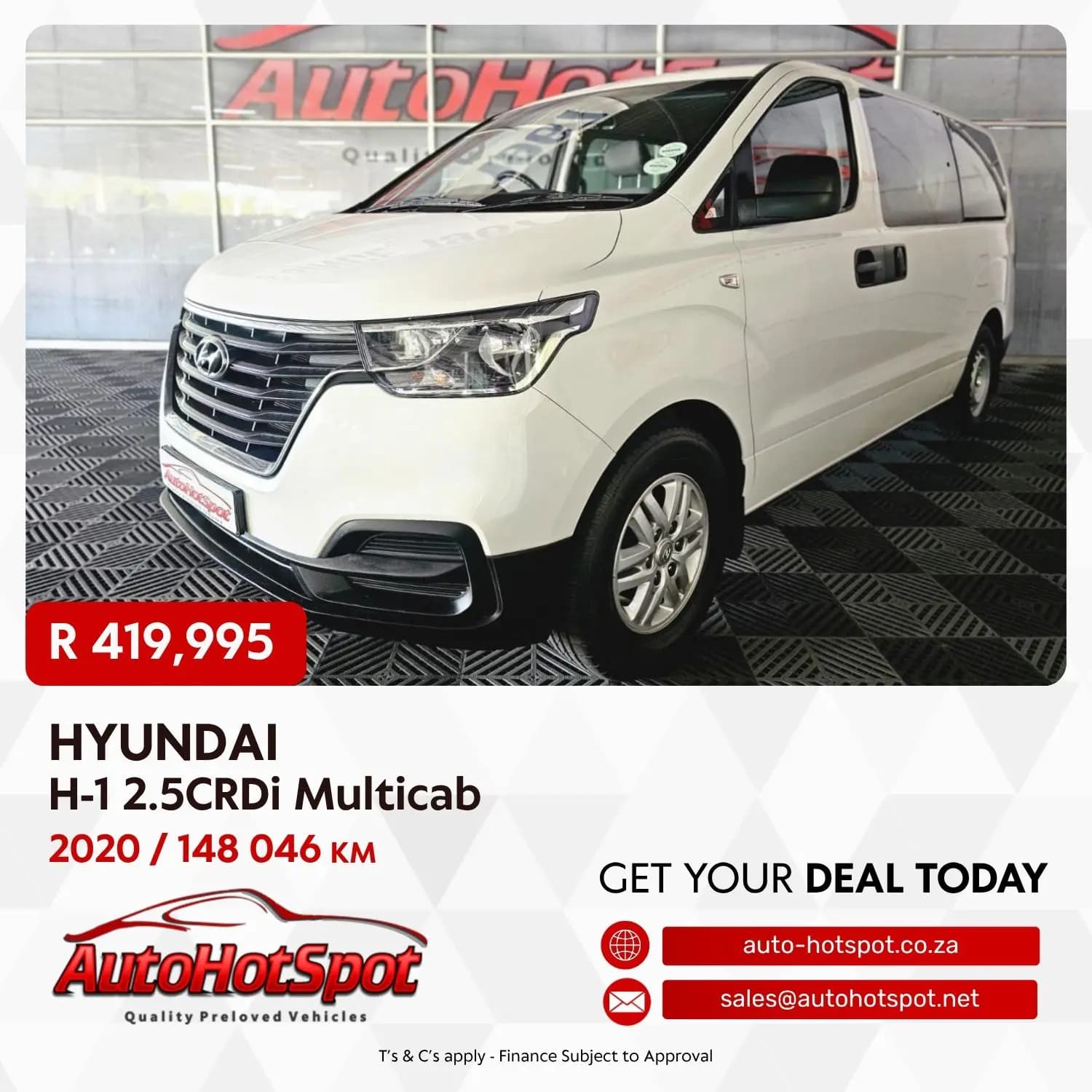 2020 Hyundai H-1 2.5CRDi MultiCab